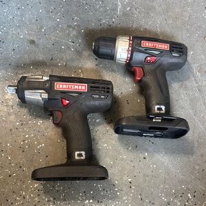 Craftsman C3 19.2V 1/2" Drill Driver & C3 heavy duty impact wrench 1/2 set